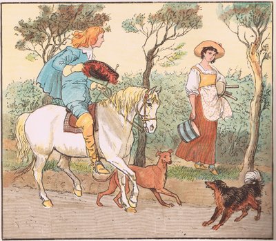 Wohin gehst du, mein hübsches Mädchen von Randolph Caldecott